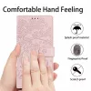 Honor Magic8 Lite Fa Macska Dombornyomott Fliptok Vegán Bőr Tok (Ró- 7 kép