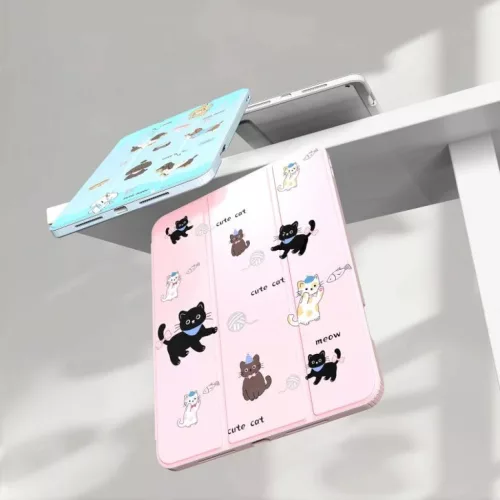 iPad 10.9 2022, iPad 11 2025 készülékhez  PU bőr táblagép tok Ap- 3 kép