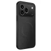 Honor 600 Pro WANLONFENG TQ sorozatú mágneses karbonszál mintázatú PC + TPU hibrid telefontok (fekete) tok