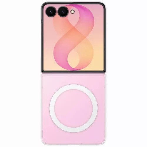  Samsung Galaxy Z Flip8 átlátszó Clear Magnet tok-8806099229832 2 kép