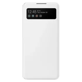 Samsung EF-EA426PWEGEE Clear S-View tok Samsung A42 fehér