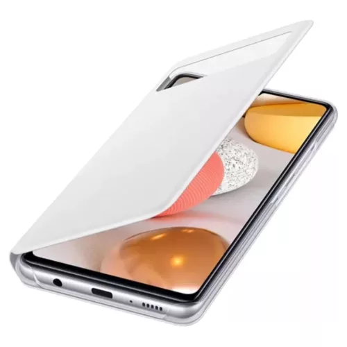 Samsung EF-EA426PWEGEE Clear S-View tok Samsung A42 fehér-8806090792281 2 kép