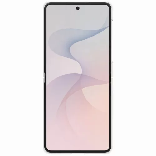  Samsung Galaxy Z Flip8 fehér szilikon gyűrűs mágneses tok-8806099229337 3 kép