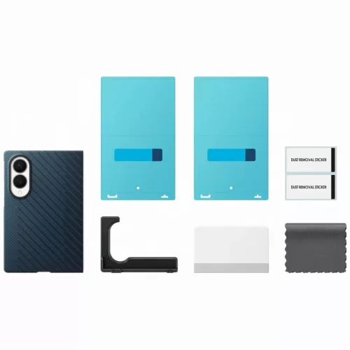  Samsung Galaxy Z Fold8 sötétkék Carbon Magnet tok-8806099238926 5 kép