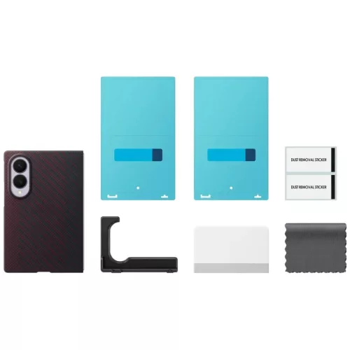  Samsung Galaxy Z Fold8 piros Carbon Magnet tok-8806099238124 5 kép