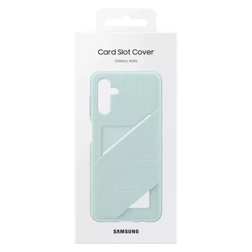 Samsung Galaxy A04S Card Slot szilikon gyári tok zöld (EF-OA047TGEGW-8806094619201 6 kép