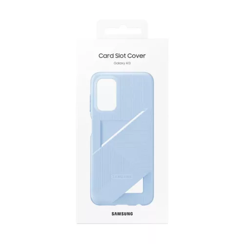 Samsung A13 4G Card Slot TPU gyári tok kék (EF-OA135TLEGWW)-8806094330250 5 kép
