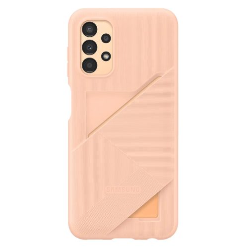 Samsung Galaxy A13 4G Card Slot TPU gyári tok barack színű (EF-OA13-8806094330243 5 kép