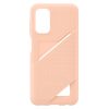 Samsung Galaxy A13 4G Card Slot TPU gyári tok barack színű (EF-OA13-8806094330243 2 kép