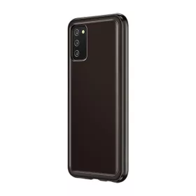 Samsung A03s Samsung EF-QA038TBEGEU Clear Cover gyári védőtok feket-8806092752993 1 kép