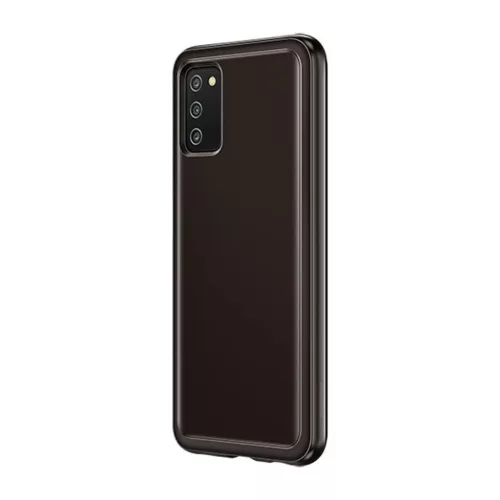 Samsung A03s Samsung EF-QA038TBEGEU Clear Cover gyári védőtok feket-8806092752993 1 kép