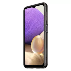 Samsung A32 5G Samsung Soft Clear gyári szilikon tok fekete (EF-QA326-8806090963193 2 kép