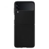 Samsung Galaxy Z Flip 3 5G Leather Cover, Gyári Bőr Tok, Fekete-8806092632974 3 kép