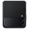 Samsung Galaxy Z Flip 3 5G Leather Cover, Gyári Bőr Tok, Fekete-8806092632974 2 kép