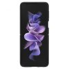 Samsung Galaxy Z Flip 3 5G Leather Cover, Gyári Bőr Tok, Fekete-8806092632974 5 kép