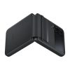 Samsung Galaxy Z Flip 4 Samsung EF-VF721LBEGWW Leather tok fekete gyá-8806094497649 4 kép