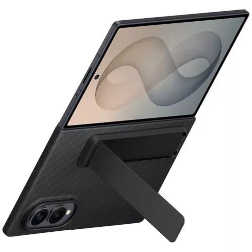  Samsung Galaxy Z Fold8 fekete Carbon Standing tok-8806099393953 2 kép