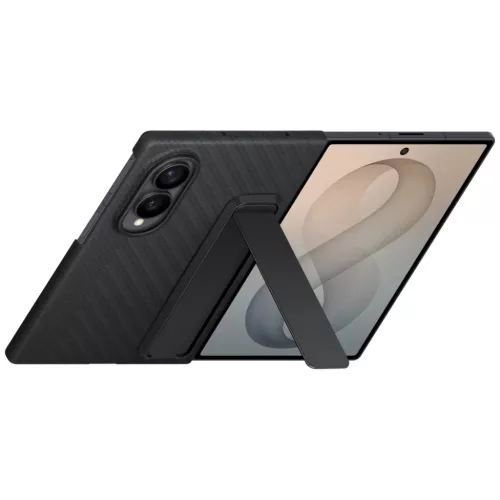  Samsung Galaxy Z Fold8 fekete Carbon Standing tok-8806099393953 3 kép