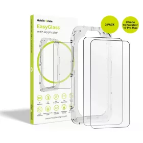   iPhone 16 Pro Max/17 Pro Max Mobile Origin EasyGlass kijelzővédő üveg felhelyezőkerettel, 2 db