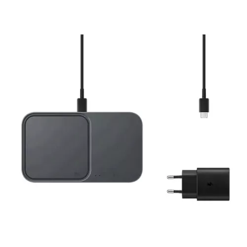 Samsung EP-P5400TBE Duo Pad vezeték nélküli Qi töltőállomás + a-8806092978522 4 kép