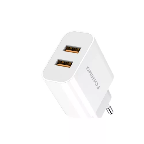 Gyors töltő Foneng 2x USB EU45 + USB Micro kábel-6970462518679 3 kép