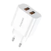 Gyors töltő Foneng 2x USB EU45 + USB Lightning kábel, hálózati t�-6970462518662 2 kép