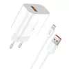 Gyors töltő Foneng 1x USB QC 3.0 EU46 + USB Micro kábel-6970462518709 1 kép