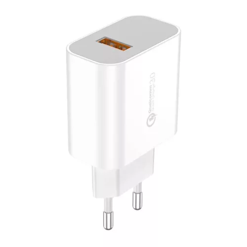 Gyors töltő Foneng 1x USB QC 3.0 EU46 + USB Micro kábel-6970462518709 2 kép