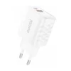 Foneng EU56 1xUSB-A, 1xUSB-C, 20W (Fehér) + USB-A - Lightning kábel-6970462510406 2 kép
