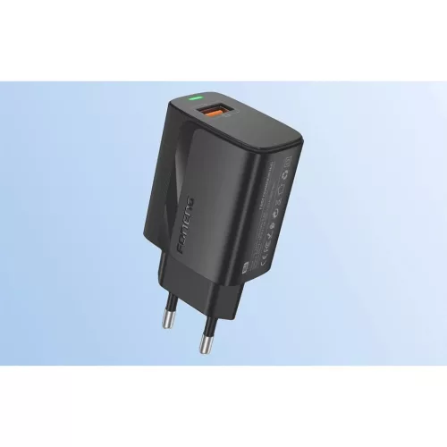 Foneng EU64 USB-A töltő fekete-6970462514367 3 kép