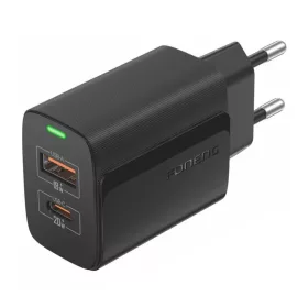 Foneng EU66 A+C 2 (PD20W) hálózati töltő fekete-6970462515012 2 kép