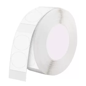   Hőnyomtató címkék Niimbot matrica T 14x28mm 200 db (Fehér Kör)