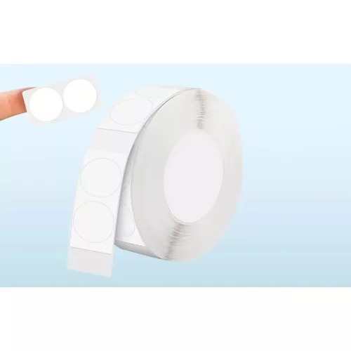 Hőnyomtató címkék Niimbot matrica T 14x28mm 200 db (Fehér Kör)-6975746636704 3 kép