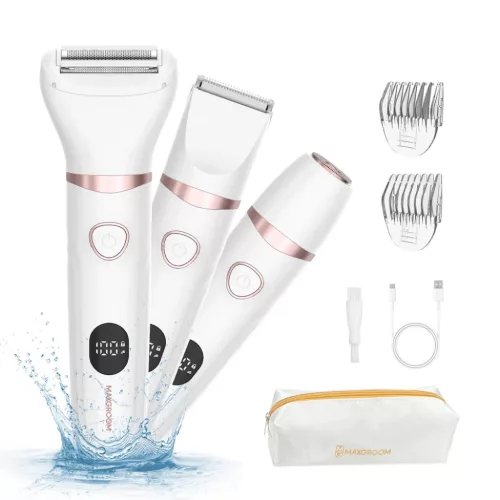 MAXGROOM M-105 3 az 1-ben női test- és arctrimmer - Fehér-5907769388774 2 kép
