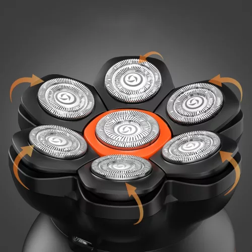 MAXGROOM JK-1688 Elektromos Borotva Fejre és Szakállra - Fekete-5907769388835 7 kép