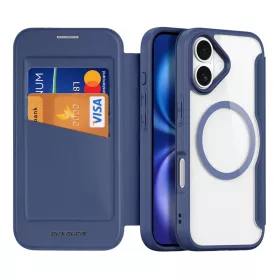  iPhone 17 Air Kék Dux Ducis Skin X Pro tok MagSafe-fel és pénztár-6971824153705 2 kép