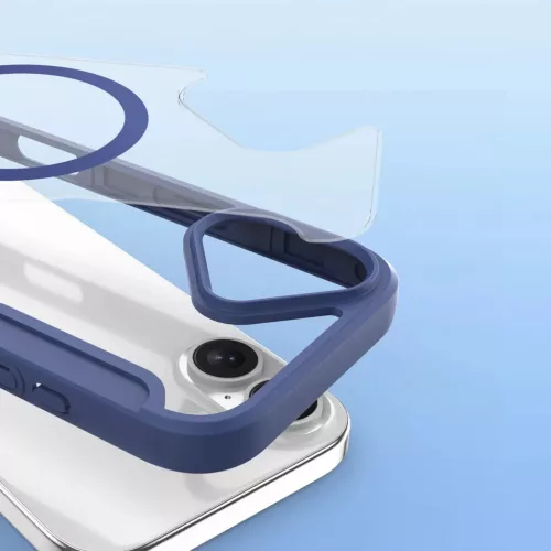  iPhone 17 Air Kék Dux Ducis Skin X Pro tok MagSafe-fel és pénztár-6971824153705 9 kép