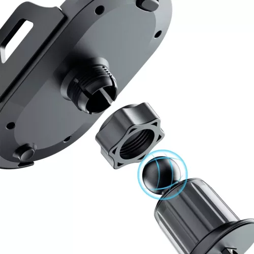 Dudao F2+ okostelefon tartó szellőzőre, befogós - fekete-6973687247348 2 kép