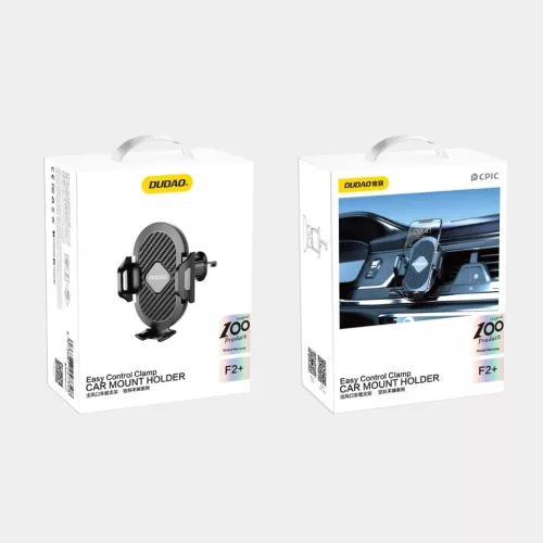 Dudao F2+ okostelefon tartó szellőzőre, befogós - fekete-6973687247348 5 kép