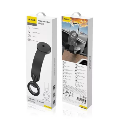 Dudao F21 autós telefontartó MagSafe kompatibilis - Fekete-6976625332830 2 kép