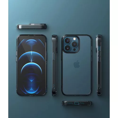iPhone 13 Pro Max Ringke Fusion PC és TPU tok füstfekete (F553E53)-8809818842640 3 kép
