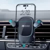 Dudao F5Pro szellőzőrácsra erősíthető autós telefontartó - fek-6977196681679 7 kép