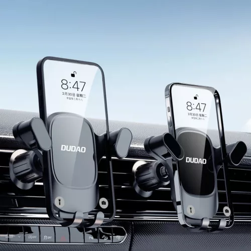 Dudao F5Pro szellőzőrácsra erősíthető autós telefontartó - fek-6977196681679 9 kép