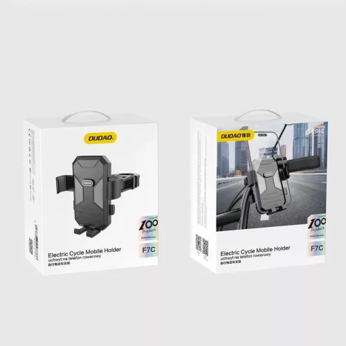 Biciklis/motoros telefontartó Dudao F7C - fekete-6973687247386 5 kép
