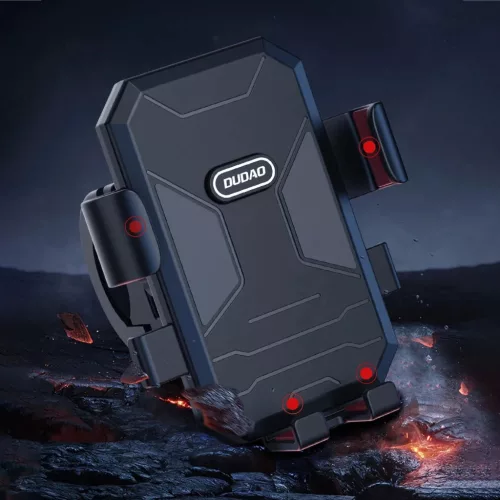 Biciklis/motoros telefontartó Dudao F7C - fekete-6973687247386 6 kép