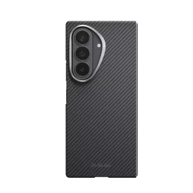    Samsung Galaxy Z Fold8 Ultra fekete/szürke Pitaka Edge Case aramidszálas tok Aaron Buttonnal