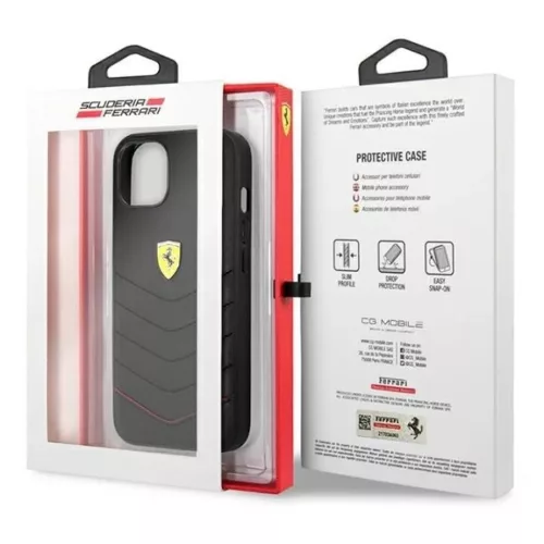 Ferrari FEHCP13SRQUK iPhone 13 mini 5.4" fekete/fekete Off Track Quilt-3666339025557 8 kép