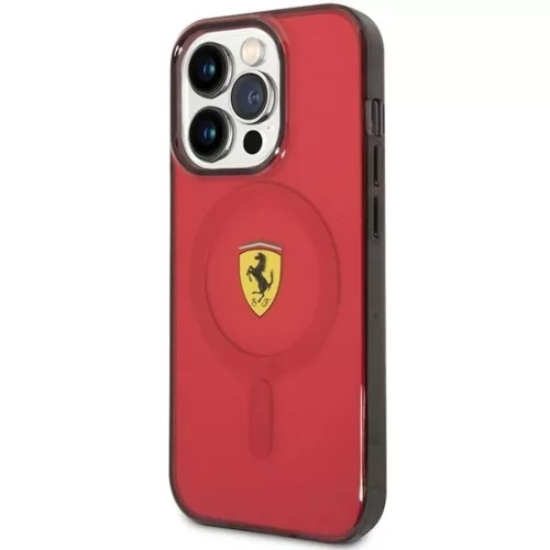 Ferrari FEHMP14XURKR iPhone 14 Pro Max 6.7" piros/piros keménytok Tra-3666339121006 2 kép
