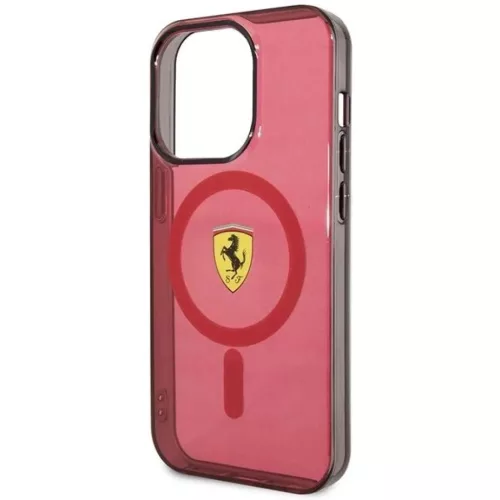 Ferrari FEHMP14XURKR iPhone 14 Pro Max 6.7" piros/piros keménytok Tra-3666339121006 6 kép