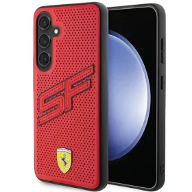   Ferrari Big SF Perforated tok Samsung Galaxy S24 Plus - piros